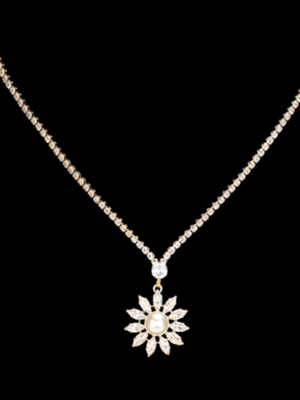 Pearl Flower Necklace